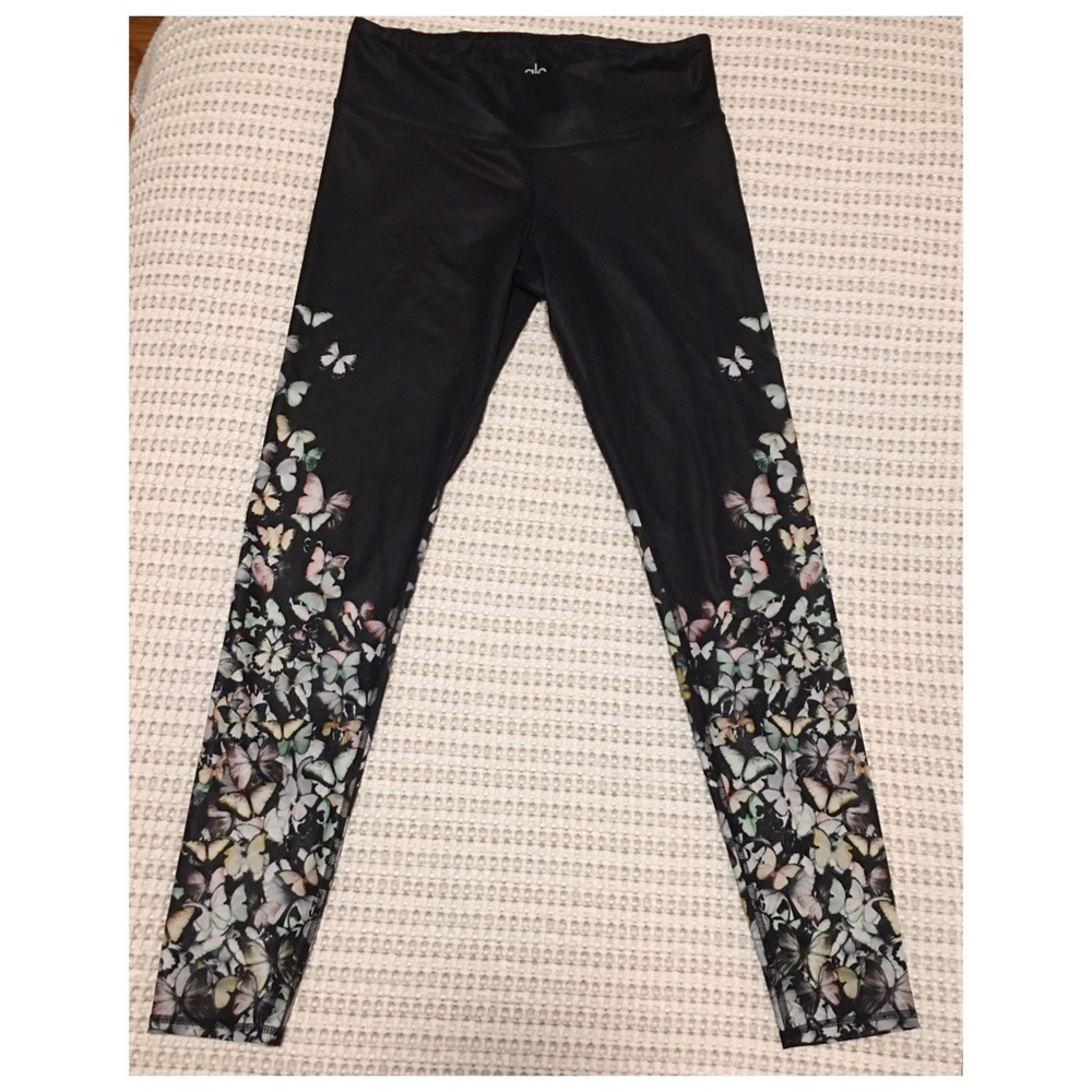Alo Yoga Tights with Butterfly Detail